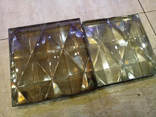 Даже поверхностный художественный песок SGCC 300x300mm высек стекло