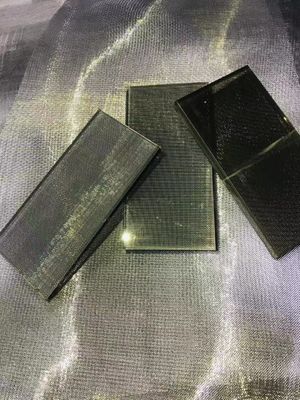 Ячеистая сеть Амбер 6.5mm плакирования ссадины устойчивая прокатанная стеклянная