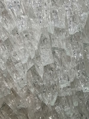 Кирпичи блока стекла льда хруста 4x8 20mm фасада жесткие