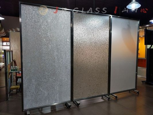 Твердая структура заморозила просвечивающие кирпичи стеклянного блока 6mm
