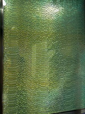 Твердые кирпичи стеклянного блока Кристл 190X190mm 12mm с железным каркасом