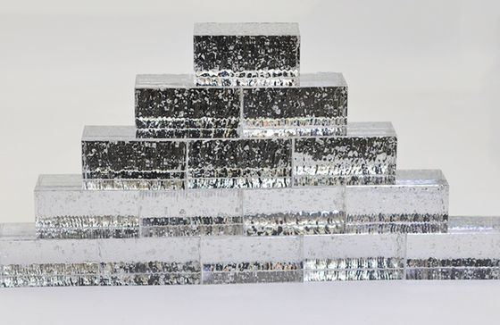 Eco дружелюбное параллельное Кристл Predrilled кирпичи блока стекла 6x8