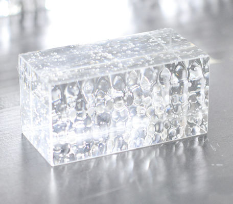 Eco дружелюбное параллельное Кристл Predrilled кирпичи блока стекла 6x8