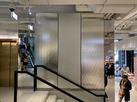 Прослойка искусства 3D отлакированная текстурой покрасила стеклянное Backsplash
