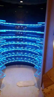 Магазин графического дизайна просверлил стекло 8mm ясное закаленное