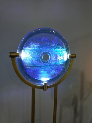 Dewaxing 3D Liuli покрасил кристаллические стекла с освещением